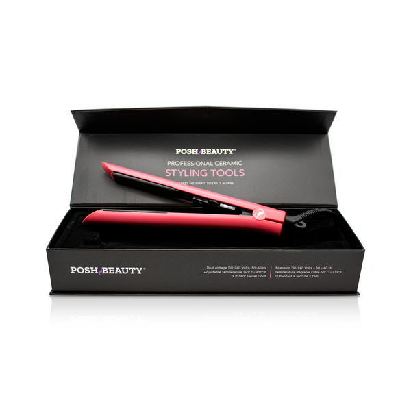 Hot tools flat sales iron pink ceramic