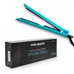 Posh Beauty Ceramic Flat Iron Hair Straightener - Turquoise